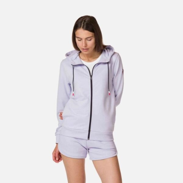 Rossignol Full-Zip Hooded Logo Cotton Sweatshirt W RLKWS07-36L
