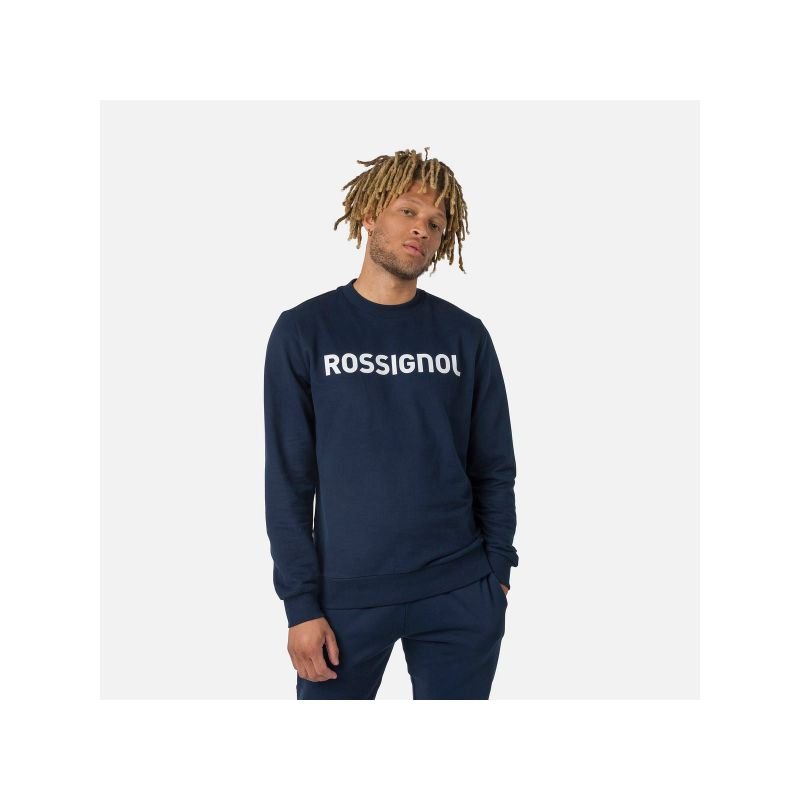 lupin-wear-ca-rossignol-logo-sweat-rn-fl-navy-blue-1747430 Rossignol LOGO SWEAT RN FL navy blue - Image 1
