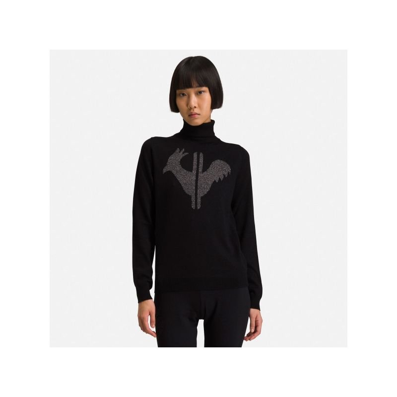 lupin-wear-ca-rossignol-w-classic-roll-neck-sweater-black-1746141 ROSSIGNOL W Classic Roll Neck Sweater Black - Image 1