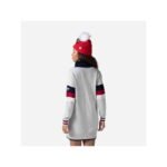 Rossignol W Mountain Knit Dress Sweater Gray - Image 2
