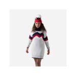 Rossignol W Mountain Knit Dress Sweater Gray