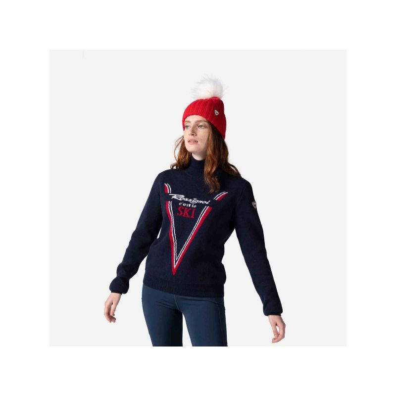 lupin-wear-ca-rossignol-w-victoire-tn-knit-navy-blue-sweater-1746267 Rossignol W Victoire Tn Knit Navy Blue Sweater - Image 1