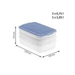 Rotho Multibag Rondo Style 25L Horizon blue - Image 2