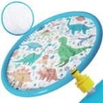 ROUND INFLATABLE MAT 154x7CM PLAYGROUND FOUNTAIN DINOSAURS 51626 - Image 3