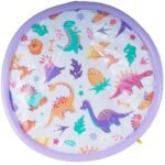 ROUND INFLATABLE MAT 154x7CM PLAYGROUND FOUNTAIN DINOSAURS 51627 - Image 2