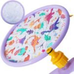 ROUND INFLATABLE MAT 154x7CM PLAYGROUND FOUNTAIN DINOSAURS 51627 - Image 3