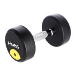 Rubber-coated dumbbell 9kg HMS HG PRO 9 - Image 2