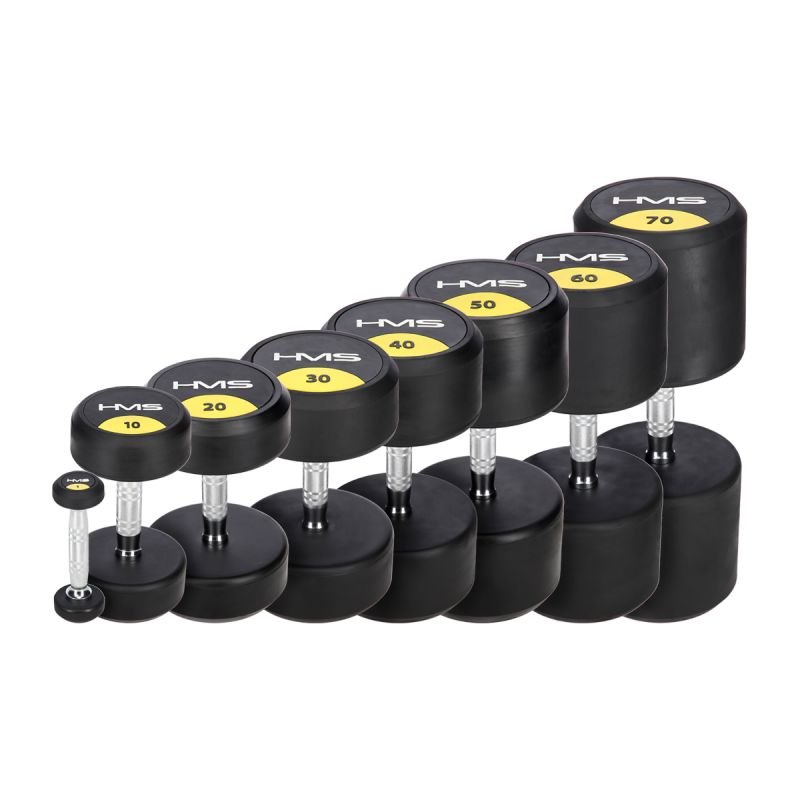 lupin-wear-ca-rubber-coated-dumbbell-9kg-hms-hg-pro-9-1565243 Rubber-coated dumbbell 9kg HMS HG PRO 9 - Image 1