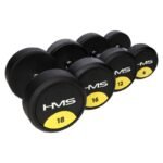 Rubber-coated dumbbell 9kg HMS HG PRO 9 - Image 5