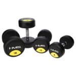 Rubber-coated dumbbell 9kg HMS HG PRO 9 - Image 6