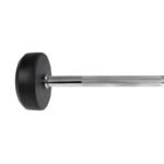 Rubber-coated fixed barbell/bar HMS 40 kg GSG-40 - Image 3