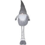 SANTA CLAUS ON TELESCOPIC LEGS 30X18X100CM ARTICASA GRAY - Image 2