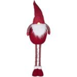 SANTA CLAUS ON TELESCOPIC LEGS 30X18X100CM ARTICASA RED - Image 2