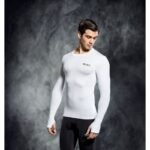 SELECT Thermoactive T-shirt 6902 WHITE with thumb hole, LONG SLEEVE - Image 2