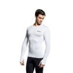 SELECT Thermoactive T-shirt 6902 WHITE with thumb hole, LONG SLEEVE - Image 2