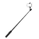 Selfie stick WC12YDS 1.3m aluminum alloy telescopic tripod with dual lamp and phone holder - black - Image 2