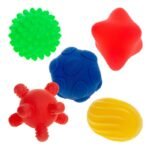 Sensory balls shapes 5 pcs AM Tullo colorful 420 - Image 2