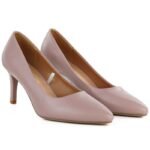 Sergio Leone 1336 womens lavender pointed toe pumps - Image 3