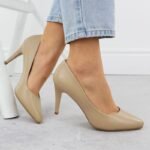 Sergio Leone 1396 coffee stiletto pumps - Image 6