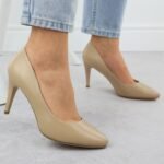 Sergio Leone 1396 coffee stiletto pumps - Image 7