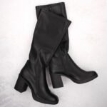 Sergio Leone KZ257 black insulated womens boots