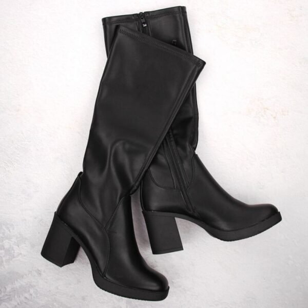Sergio Leone KZ257 black insulated womens boots