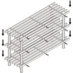 SHELVES 3-LEVEL WOODEN SHOE RACK ALPINA - Image 7
