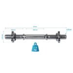 SHORT BAR 35 CM + ENERO FIT CLAMPS Ø28MM - Image 5