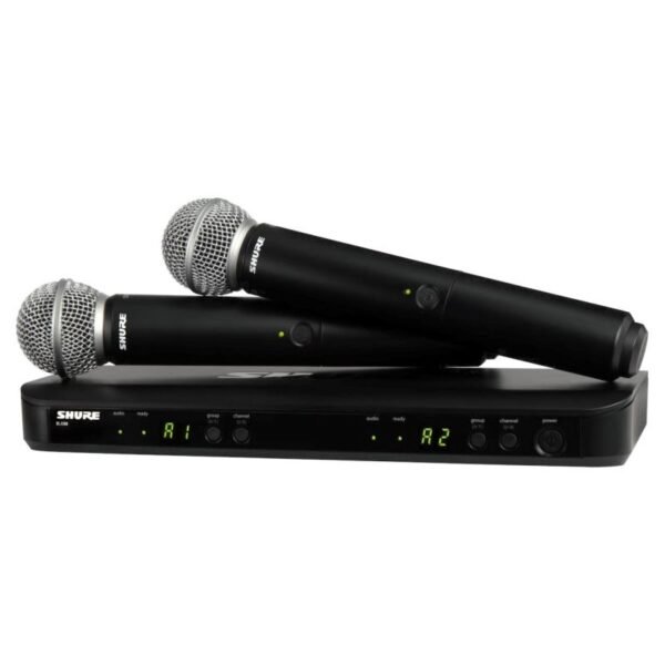 Shure BLX288E/SM58-H8E - Wireless System with Receiver and Microphones