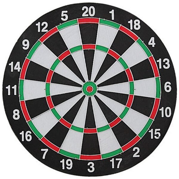 Sisal dartboard 30 cm + 6 darts EB030231/BT171525