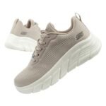 Skechers Bobs B Flex womens sneakers, fashionable beige
