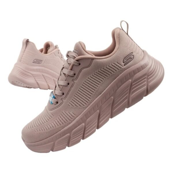 Skechers Bobs B Flex womens sneakers, fashionable pink