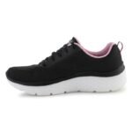 SKECHERS GO WALK HYPER BURST SPACE INSIGHT BLACK/PINK 124578-BKPK - Image 4