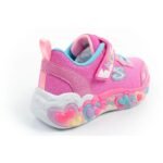 Skechers S Lights LED Childrens Sports Shoes for Girls with Velcro - Image 4