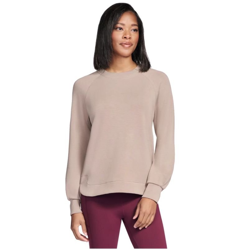 lupin-wear-ca-skechers-skechluxe-elevate-crewneck-lt152-tpbr-beige-l-1652977 Skechers Skechluxe Elevate Crewneck LT152-TPBR Beige L - Image 1