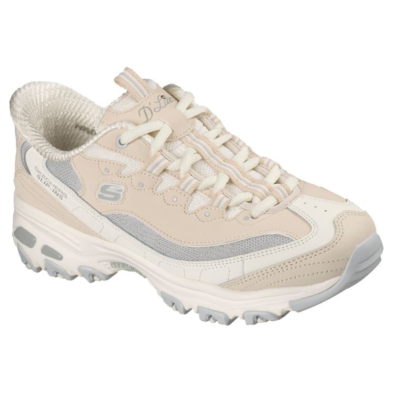 lupin-wear-ca-skechers-women-s-slip-ins-d-lites-smooth-nostalgia-150537-ntgy-2405597 Skechers Womens Slip-ins™ DLITES SMOOTH NOSTALGIA 150537 NTGY - Image 1