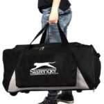 SLAZENGER TRAVEL SPORTS BAG WITH WHEELS, BLACK - Image 5