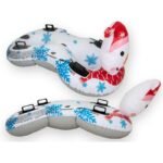 SLIDE INFLATABLE SLIDE FOR 2 PEOPLE SNOWMAN 138x74x80CM - Image 4