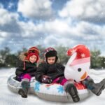 SLIDE INFLATABLE SLIDE FOR 2 PEOPLE SNOWMAN 138x74x80CM - Image 5