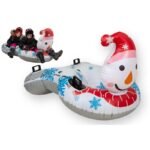 SLIDE INFLATABLE SLIDE FOR 2 PEOPLE SNOWMAN 138x74x80CM - Image 7