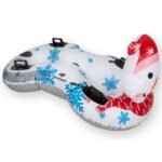 SLIDE INFLATABLE SLIDE FOR 2 PEOPLE SNOWMAN 138x74x80CM - Image 8