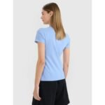 Slim T-shirt with print for women 4F 4FWMM00TTSHF2674-32S - Image 2