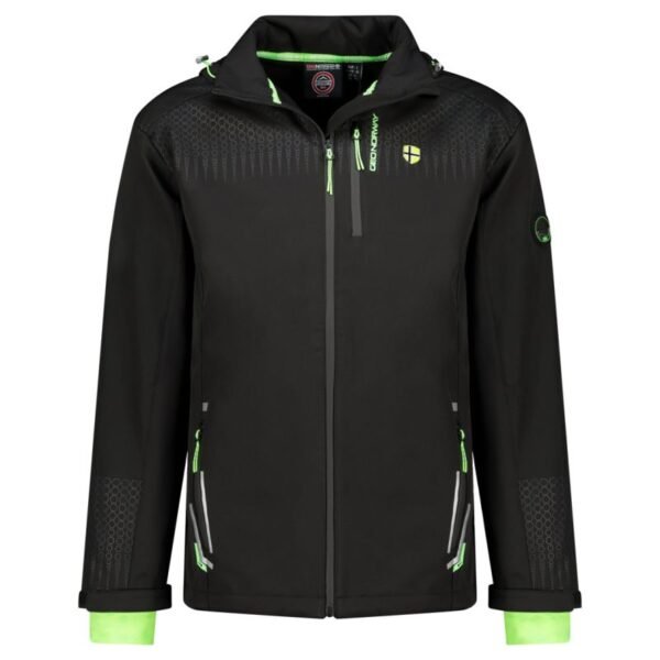 Softshell Mens Geographical Norway Trelino Black-Green Db Men 0124 black / green (WZ8556H/GN-Black / Green)