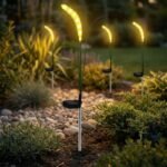 SOLAR GRASS LAMP 6 LED 75CM - Image 6