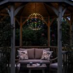 SOLAR HANGING LAMP BALL 30CM 120 LED MULTICOLOR - Image 6
