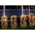 SOLAR LAMP FIREWORKS TREE 72CM 120 LED