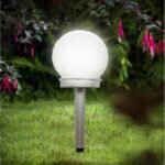 SOLAR LAMP MILK GLOBE 10x35CM - Image 6