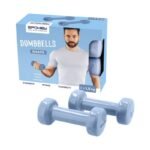 Spokey Shape vinyl dumbbells 2x1.5 kg 941964 - Image 4