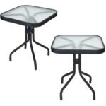 SQUARE GARDEN COFFEE TABLE TERRACE 45x45x51CM - Image 6