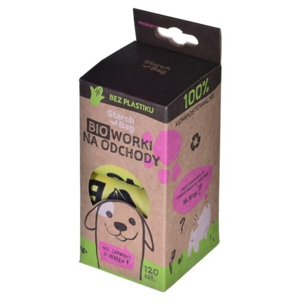 STARCH BAG - bio-bags for excrements - 8 x 15 pcs.